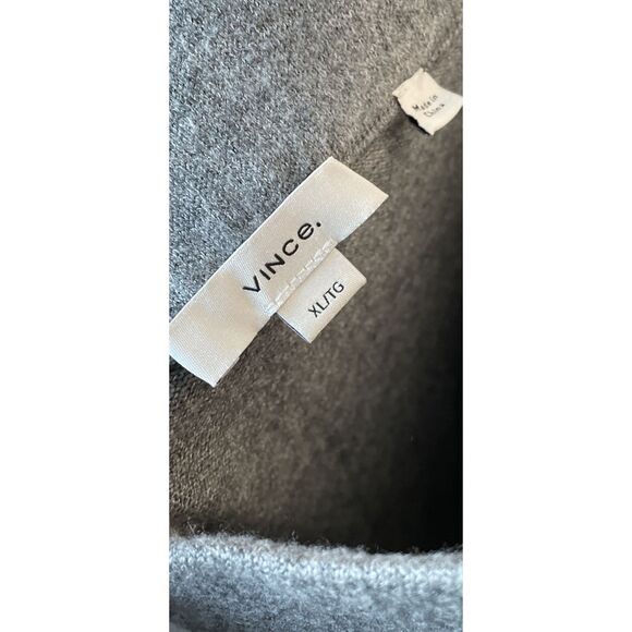 New Vince Cozy Fitted Slip Midi  Skirt in Gray Size XL - Picture 6 of 7